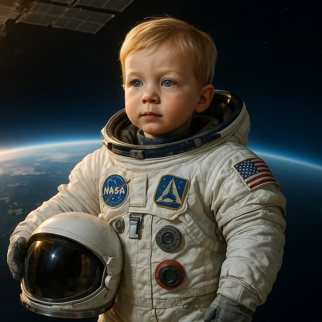 Astronaut AI transformation example