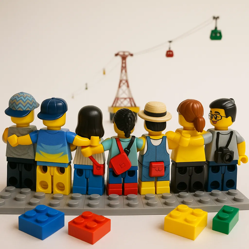 Brick Figure AI transformation example