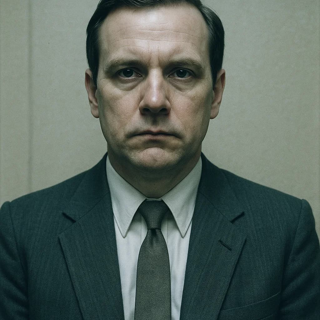 Corporate Dystopia Portrait AI transformation example