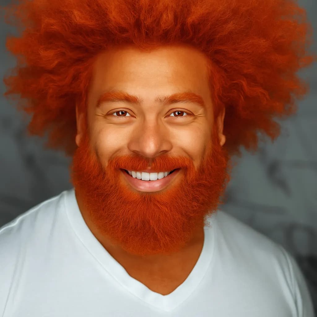 Ginger Surprise AI transformation example