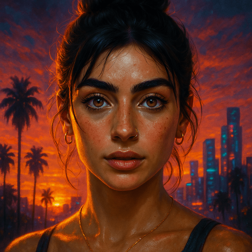 Loading Screen Portrait AI transformation example