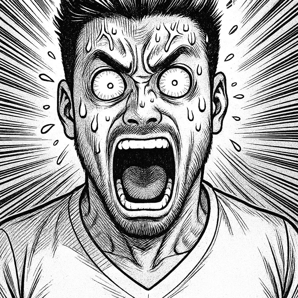 Manga Meltdown AI transformation example