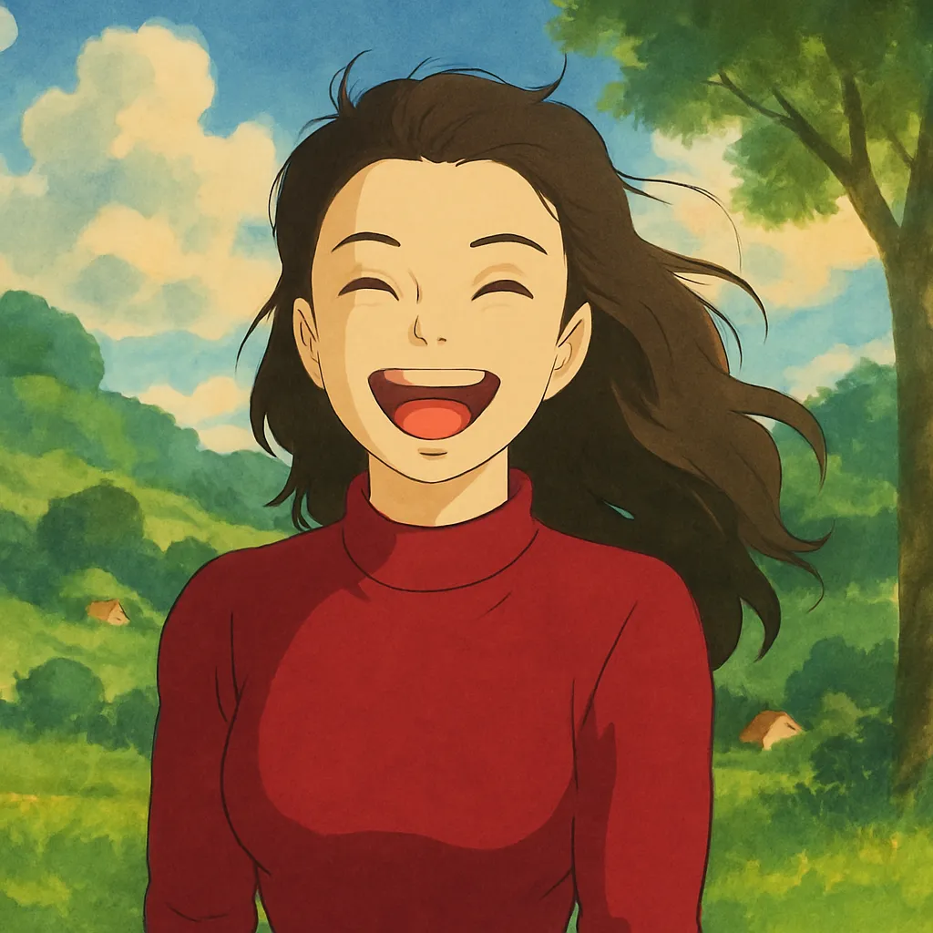 Anime Watercolor Portrait AI transformation example