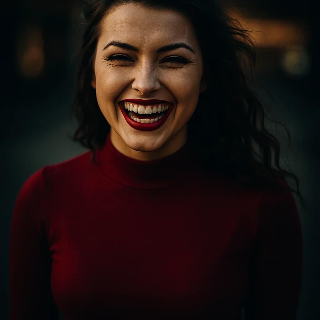 Cinematic Mood Portrait AI transformation example